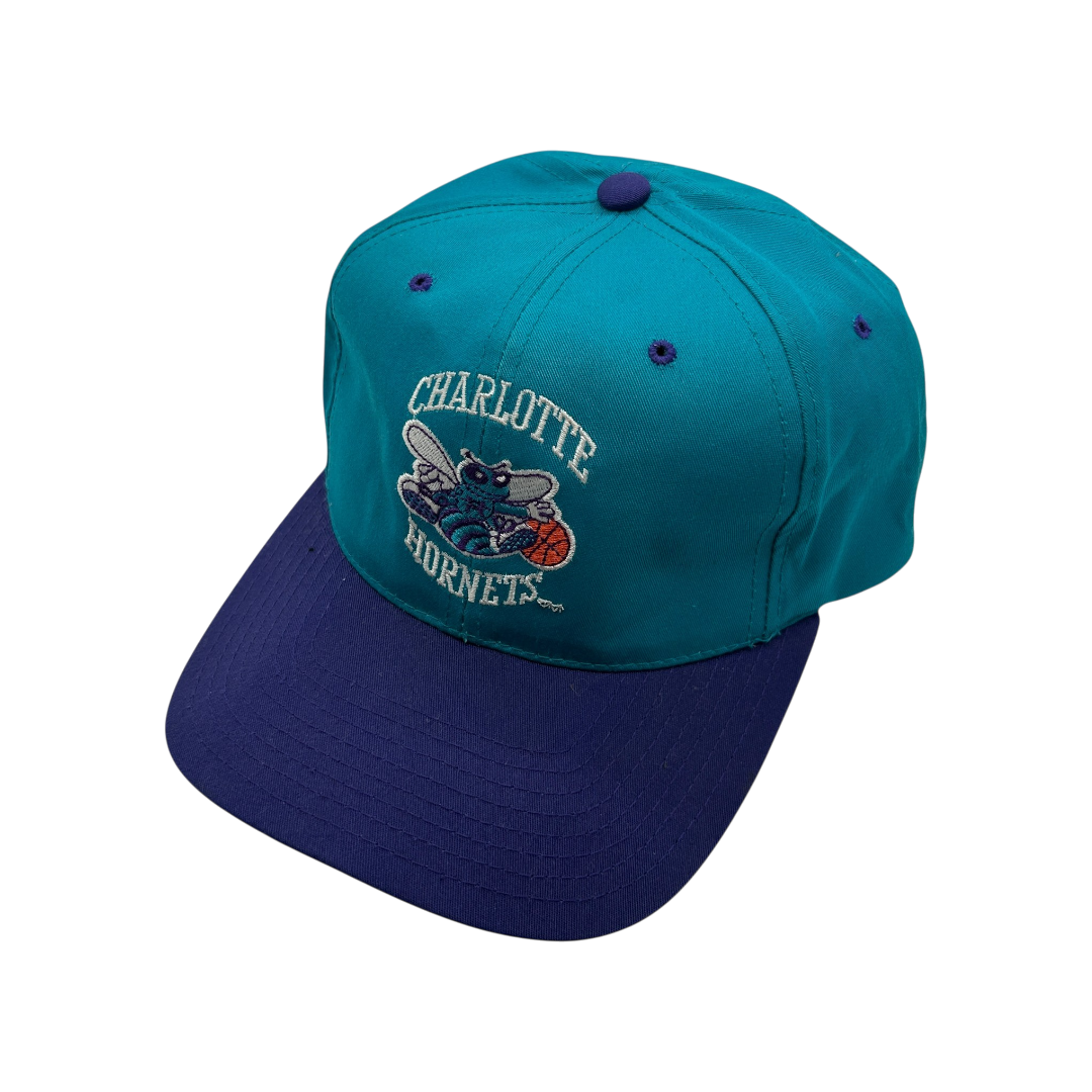 Charlotte Hornets vintage Snapback cap 90s NBA - Vintage Cap Kid